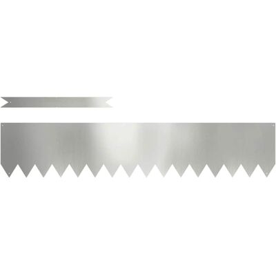 vidaXL Bordure de pelouse en acier galvanisé - Ensemble de 30 vidaXL Bordure de pelouse en acier galvanisé - Ensemble de 30