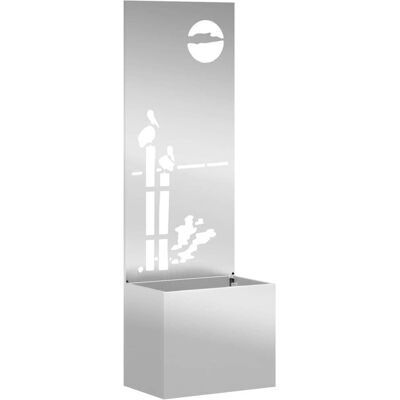 vidaXL Écran de confidentialité de jardin Argenté 50 x 32 x 150 cm vidaXL Écran de confidentialité de jardin Argenté 50 x 32 x 150 cm