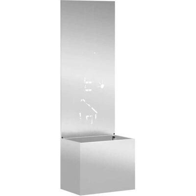 vidaXL Écran de confidentialité de jardin Argenté 50 x 32 x 150 cm vidaXL Écran de confidentialité de jardin Argenté 50 x 32 x 150 cm