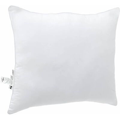 vidaXL Oreiller avec oreiller Blanc 51 x 51 x 20 cm Coton et polyester vidaXL Oreiller avec oreiller Blanc 51 x 51 x 20 cm Coton et polyester