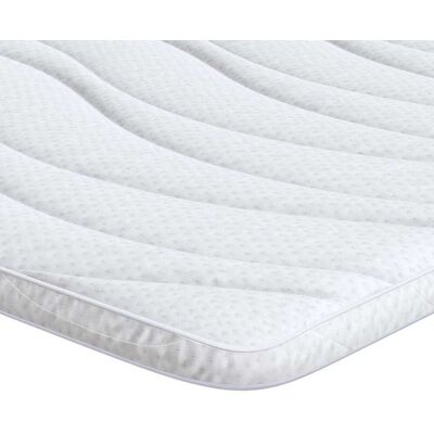 vidaXL Surmatelas Blanc 80 x 200 cm Tissu en Tricot vidaXL Surmatelas Blanc 80 x 200 cm Tissu en Tricot