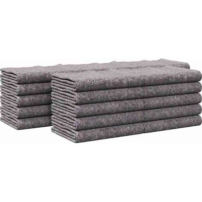 vidaXL Couvertures de déménagement 25 pcs Gris 150 x 200 cm tissu vidaXL Couvertures de déménagement 25 pcs Gris 150 x 200 cm tissu