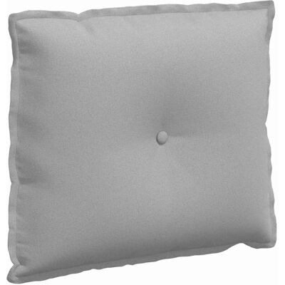 vidaXL Coussin de Dos Gris nuage 60 x 19 x 50 cm tissu vidaXL Coussin de Dos Gris nuage 60 x 19 x 50 cm tissu
