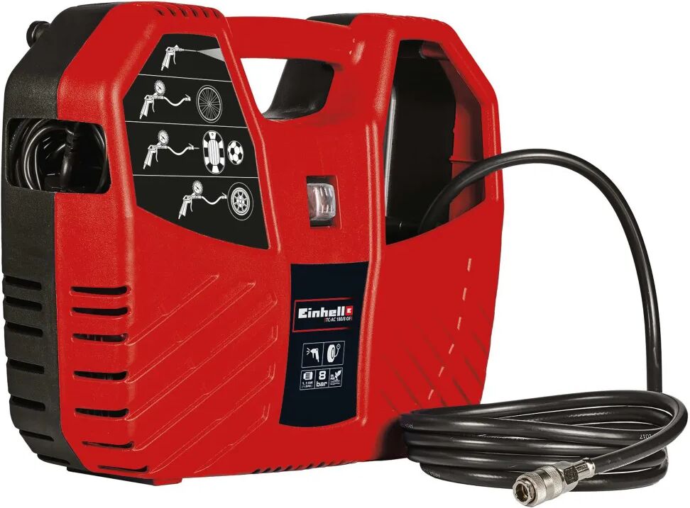 Einhell Compresseur portable TC-AC 180/8 OF 1100 W