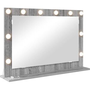 Vidaxl - Miroir Grey Sonoma - 80x55cm - Mural LED Vidaxl - Miroir Grey Sonoma - 80x55cm - Mural LED