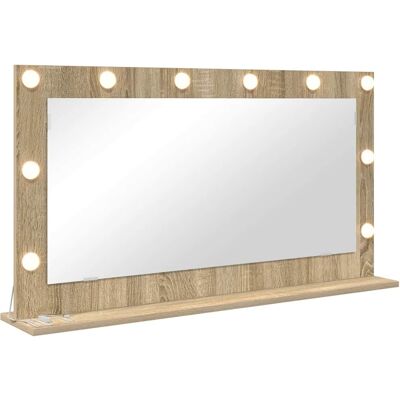 Miroir Murale Chêne Sonoma Vidaxl - Décor Moderne Miroir Murale Chêne Sonoma Vidaxl - Décor Moderne