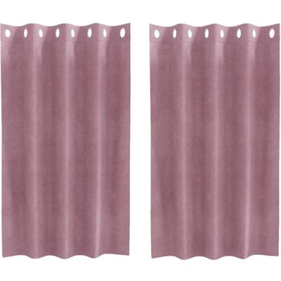 vidaXL Rideau en polyester rose foncé 140 x 140 cm Filtre lumineux tendance vidaXL Rideau en polyester rose foncé 140 x 140 cm Filtre lumineux tendance