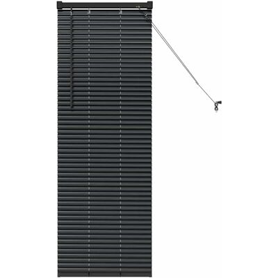 vidaXL Store Vénitien Noir 130 x 55 cm 25 mm Aluminium vidaXL Store Vénitien Noir 130 x 55 cm 25 mm Aluminium