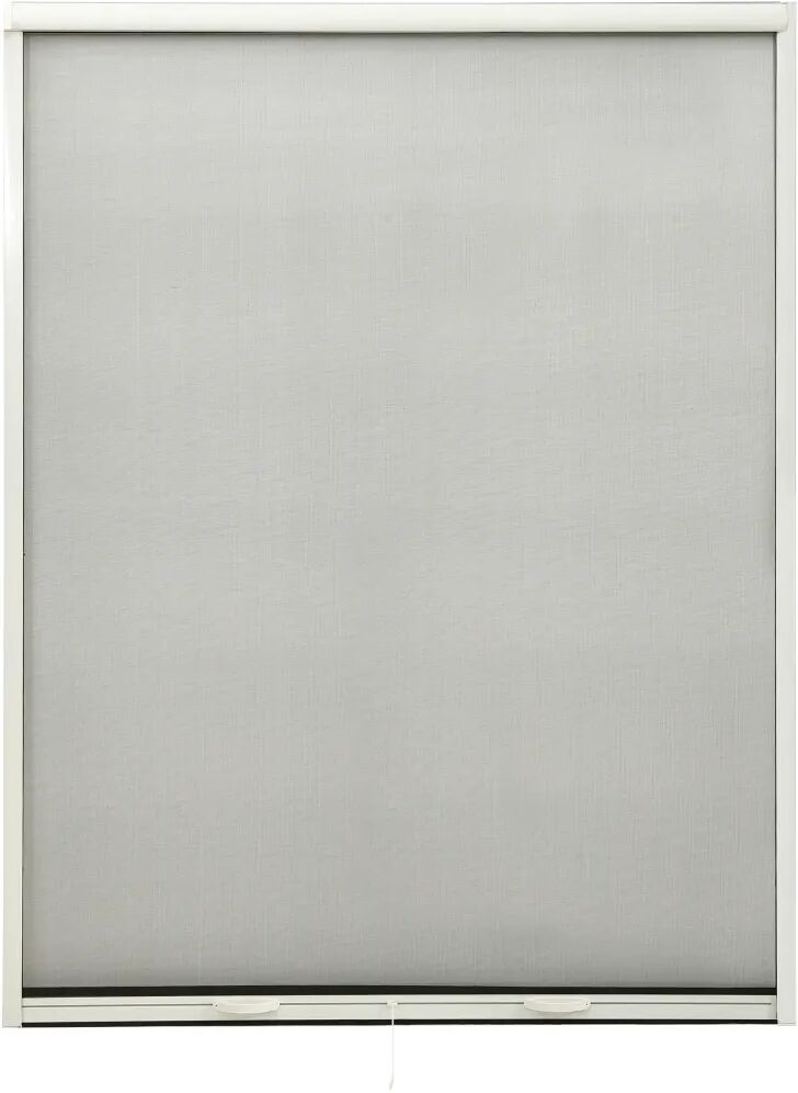 vidaXL Moustiquaire à rouleau pour fenêtres Blanc 130x170 cm