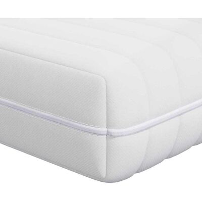 vidaXL Matelas avec Couche de Coco Moyennement ferme 60 x 120 cm Blanc vidaXL Matelas avec Couche de Coco Moyennement ferme 60 x 120 cm Blanc