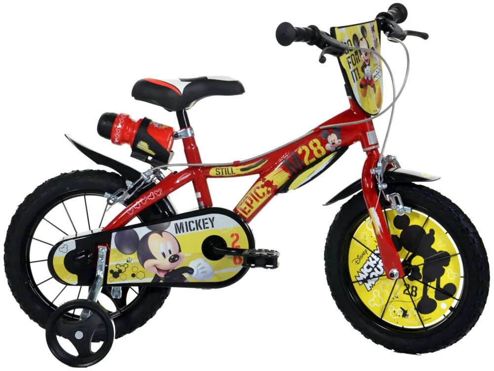 Dino Bikes Vélo pour enfants Mickey Mouse Rouge 14"