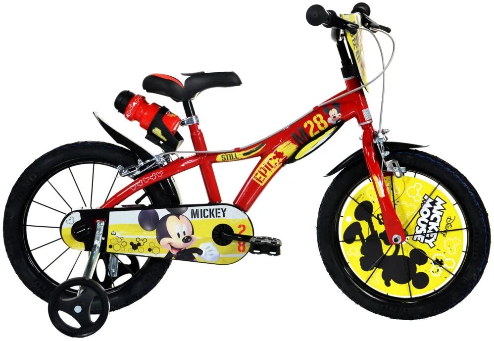 Dino Bikes Vélo pour enfants Mickey Mouse Rouge 16"