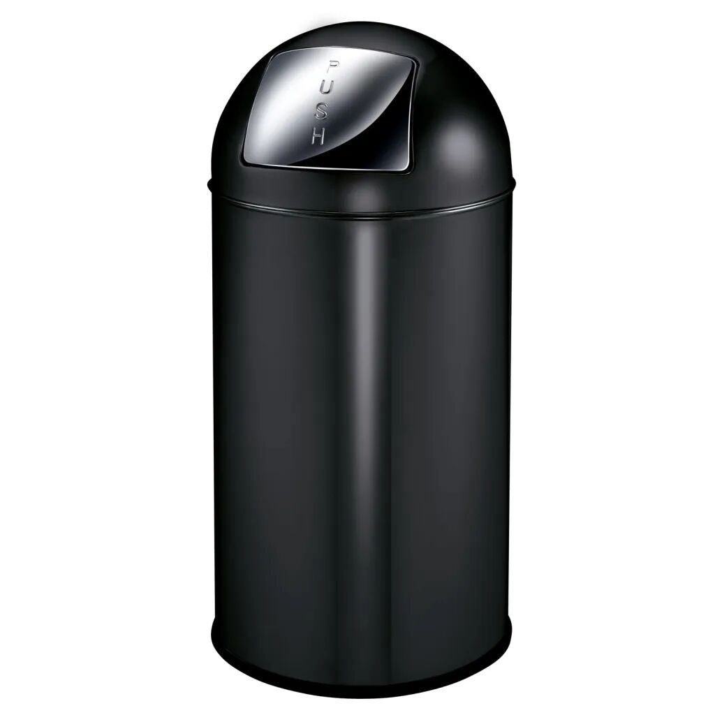 EKO Poubelle Pushcan 40 L Noir mat