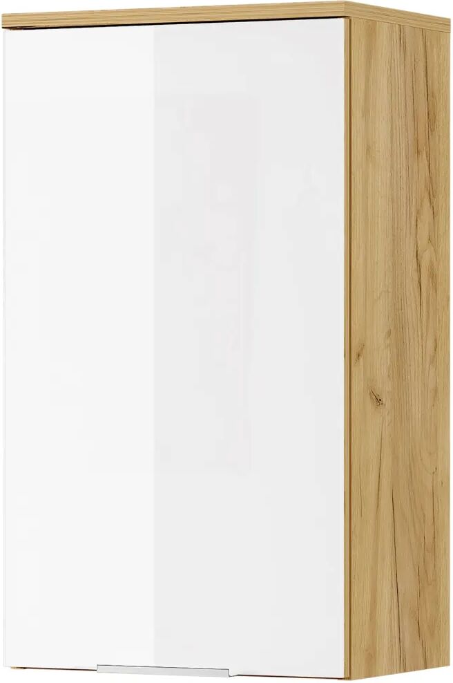 Germania Armoire murale de bain GW-Avino 27x39x68 cm Blanc et chêne