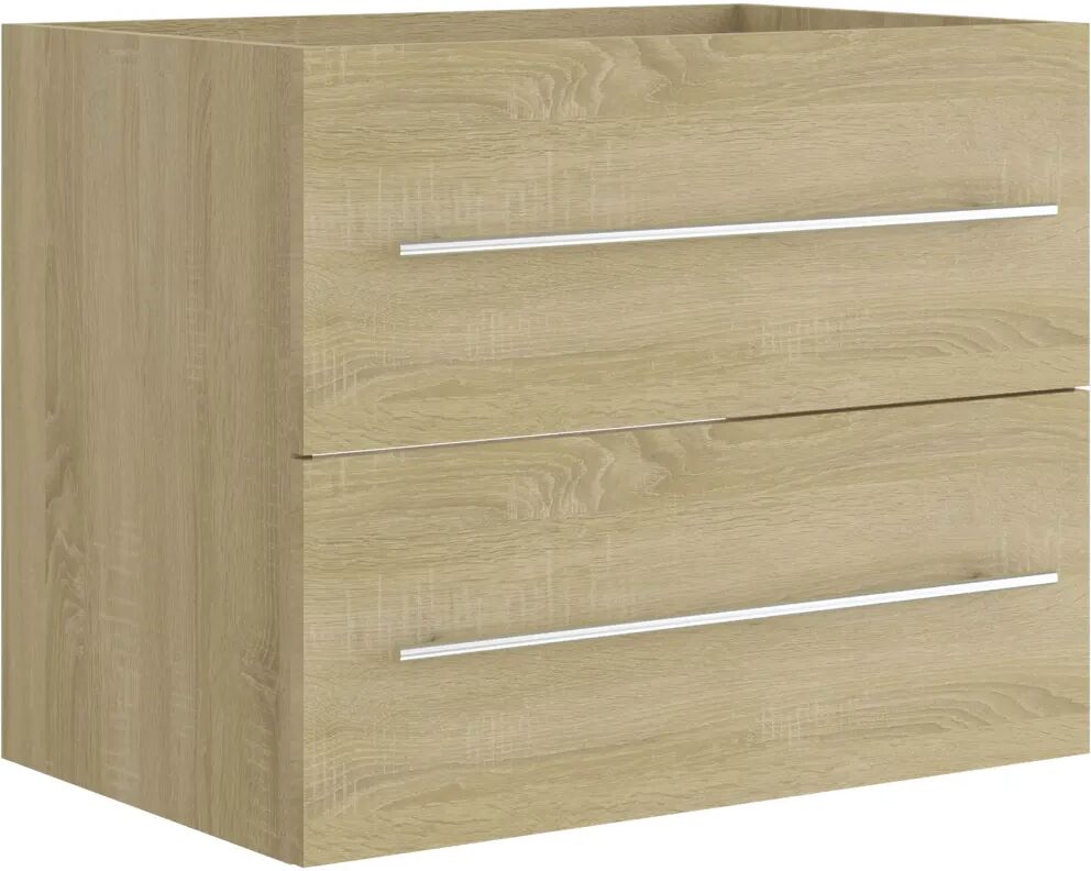 vidaXL Armoire d'évier Chêne sonoma 60x38,5x48 cm Aggloméré