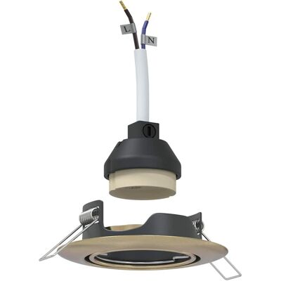 VIDAXL Lumières encastrées en laiton - GU10 12 pcs - Moderne, Dimmable, Économies d'énergie VIDAXL Lumières encastrées en laiton - GU10 12 pcs - Moderne, Dimmable, Économies d'énergie