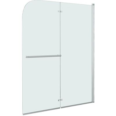 Enclos de douche pliable vidaXL 2 panneaux ESG 95x140cm - Paroi de douche Enclos de douche pliable vidaXL 2 panneaux ESG 95x140cm - Paroi de douche