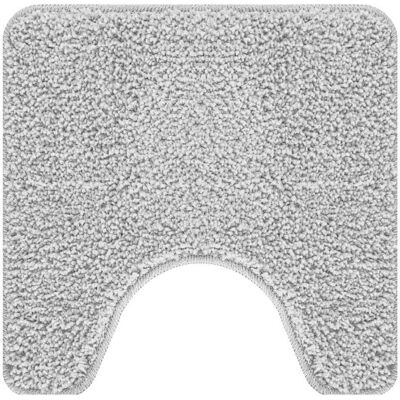 vidaXL Tapis de Bain en Polyester Gris Antidérapant - Tapis vidaXL Tapis de Bain en Polyester Gris Antidérapant - Tapis