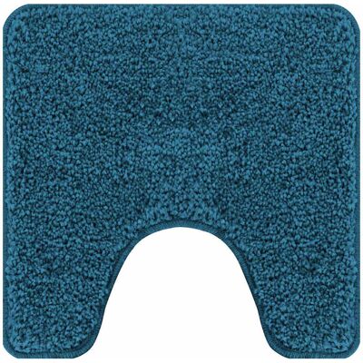 Tapis de bain en polyester bleu vidaXL - Rectangulaire Accessoire de salle de bain moderne Tapis de bain en polyester bleu vidaXL - Rectangulaire Accessoire de salle de bain moderne