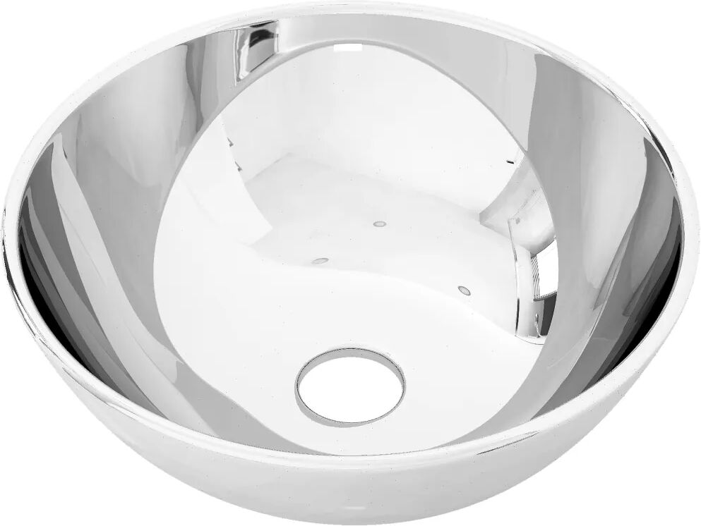 vidaXL Lavabo 28 x 10 cm Céramique Argenté