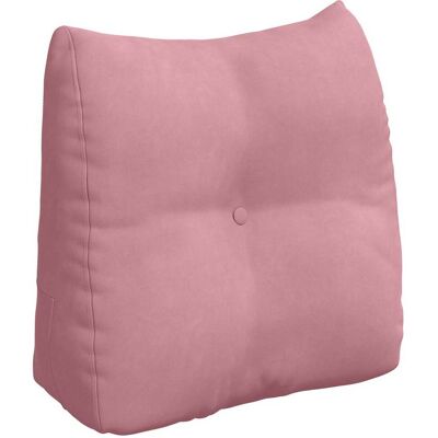 vidaXL Coussin de Dos Rose 45 x 24 x 50 cm Velours vidaXL Coussin de Dos Rose 45 x 24 x 50 cm Velours