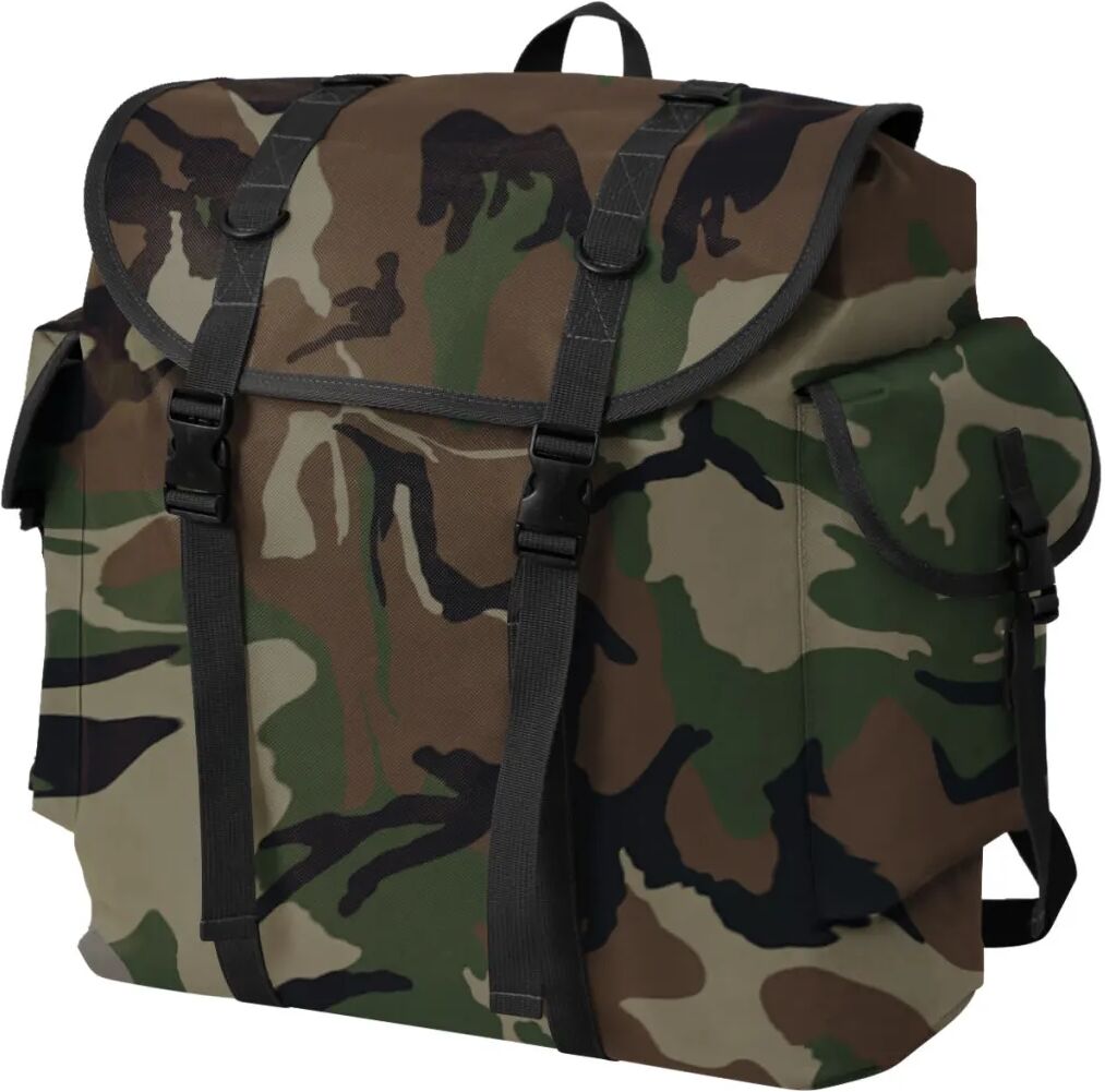 vidaXL Sac à dos en style d'armée 40 L Camouflage