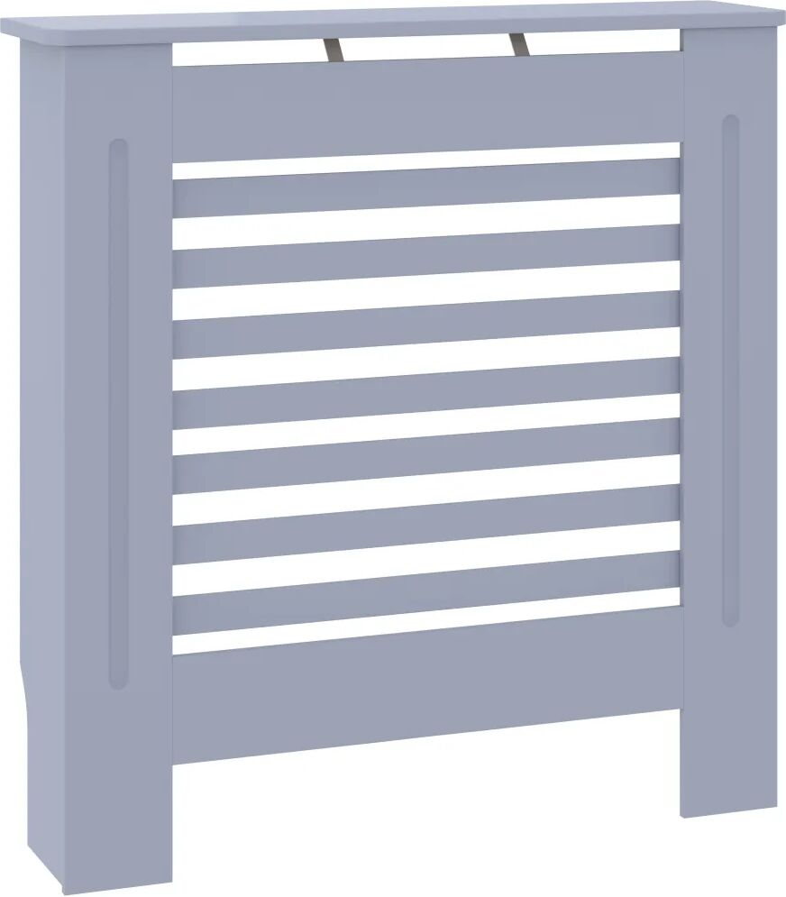 vidaXL Cache-radiateur MDF Gris 78 cm