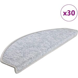vidaXL Tapis pour escaliers 30 pcs Gris clair - Protection d'escalier vidaXL Tapis pour escaliers 30 pcs Gris clair - Protection d'escalier