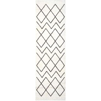 vidaXL Tapis de Cuisine Blanc 150 x 45 cm Velours vidaXL Tapis de Cuisine Blanc 150 x 45 cm Velours