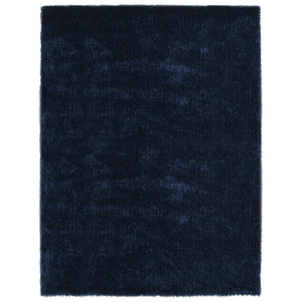 vidaXL Tapis Shaggy 120 x 160 cm Bleu