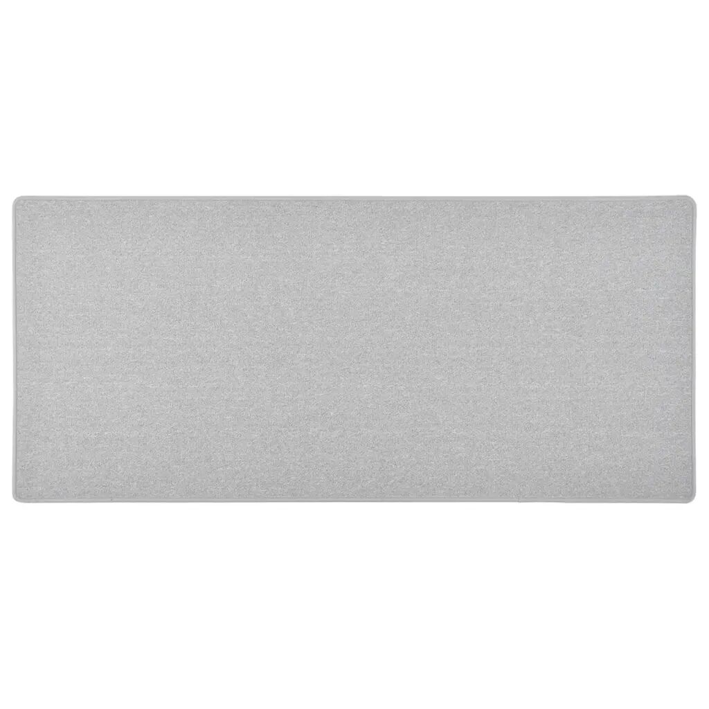 vidaXL Tapis de couloir Gris clair 50x100 cm