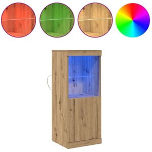 Buffet en bois rustique avec éclairage LED - Buffet Buffet en bois rustique avec éclairage LED - Buffet