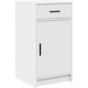 vidaXL Blanc Bois Moyen Buffet Rectangulaire Contemporain - Buffet vidaXL Blanc Bois Moyen Buffet Rectangulaire Contemporain - Buffet