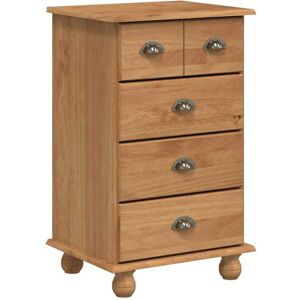 vidaXL Commode ASKIM Marron 45,8 x 40 x 79 cm Bois de pin massif vidaXL Commode ASKIM Marron 45,8 x 40 x 79 cm Bois de pin massif