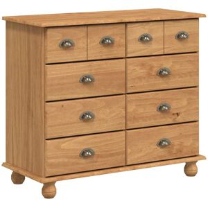 vidaXL Commode ASKIM Marron 91 x 40 x 79 cm Bois de pin massif vidaXL Commode ASKIM Marron 91 x 40 x 79 cm Bois de pin massif