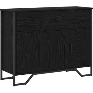 Buffet rectangulaire noir vidaXL - Rangement salle à manger Buffet rectangulaire noir vidaXL - Rangement salle à manger