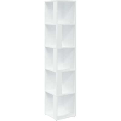 vidaXL Meuble d'angle Blanc Bois Engineered - Corner Cabinet vidaXL Meuble d'angle Blanc Bois Engineered - Corner Cabinet