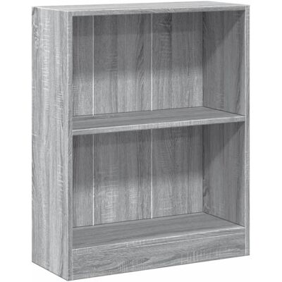 vidaXL Sonoma Gris 60x24x76 cm Bibliothèque - Bibliothèque vidaXL Sonoma Gris 60x24x76 cm Bibliothèque - Bibliothèque