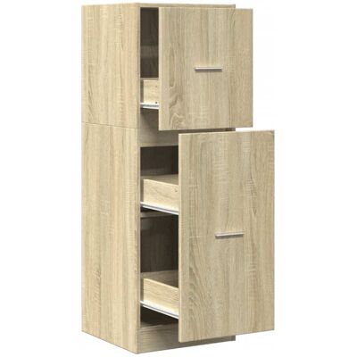 vidaXL Armoire de stockage chêne Sonoma - 40x41x118 cm - Bois d'ingénierie vidaXL Armoire de stockage chêne Sonoma - 40x41x118 cm - Bois d'ingénierie