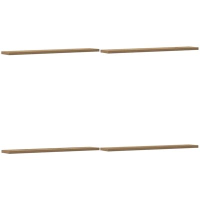 vidaXL Panneau de bibliothèque 4 pcs chêne artisanal 60x10x1,5 cm vidaXL Panneau de bibliothèque 4 pcs chêne artisanal 60x10x1,5 cm