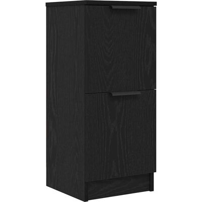 vidaXL Bahut en chêne noir - Rangement & Décoration vidaXL Bahut en chêne noir - Rangement & Décoration