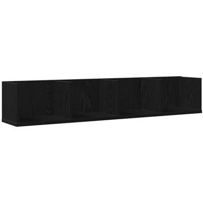 Étagère murale Vidaxl Bois de chêne noir 100x18x18 cm Étagère murale Vidaxl Bois de chêne noir 100x18x18 cm