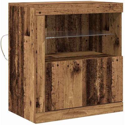 vidaXL - Rustic Wood Buffet - Marron - Rectangulaire - Buffet vidaXL - Rustic Wood Buffet - Marron - Rectangulaire - Buffet