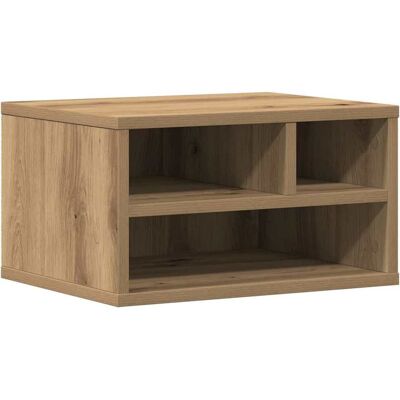 VIDAXL Support pour Imprimante Chêne Artisanal 40x32x22,5 cm Bois Ingénierisé - Support d'Imprimante VIDAXL Support pour Imprimante Chêne Artisanal 40x32x22,5 cm Bois Ingénierisé - Support d'Imprimante