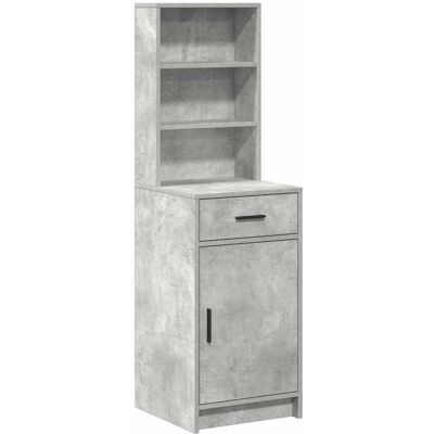 vidaXL Meuble TV MDF en Béton Gris - Buffet vidaXL Meuble TV MDF en Béton Gris - Buffet