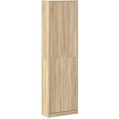 vidaXL Armoire Chêne Sonoma 55 x 25 x 189 cm Bois d'ingénierie vidaXL Armoire Chêne Sonoma 55 x 25 x 189 cm Bois d'ingénierie