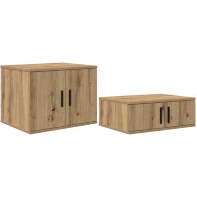Vidaxl Armoire de Rangement en Bois d'Artisan Chêne - Armoire de Rangement Vidaxl Armoire de Rangement en Bois d'Artisan Chêne - Armoire de Rangement