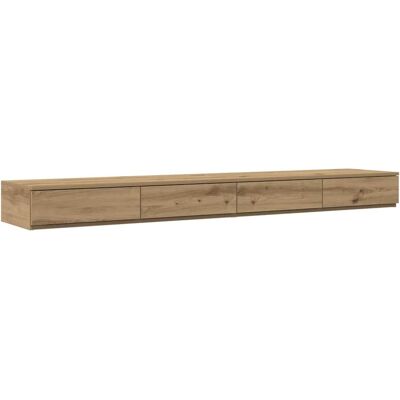 Table de nuit en chêne avec 3 tiroirs - vidaXL Table de nuit en chêne avec 3 tiroirs - vidaXL