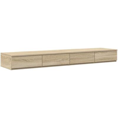 Table de Nuit Chêne Sonoma Vidaxl - 3 tiroirs - Mobilier en bois élégant Table de Nuit Chêne Sonoma Vidaxl - 3 tiroirs - Mobilier en bois élégant