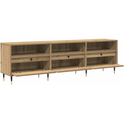 Meuble TV VidaXL - 150x30x44.5 cm - Marron - Rangement Moderne Minimaliste Meuble TV VidaXL - 150x30x44.5 cm - Marron - Rangement Moderne Minimaliste